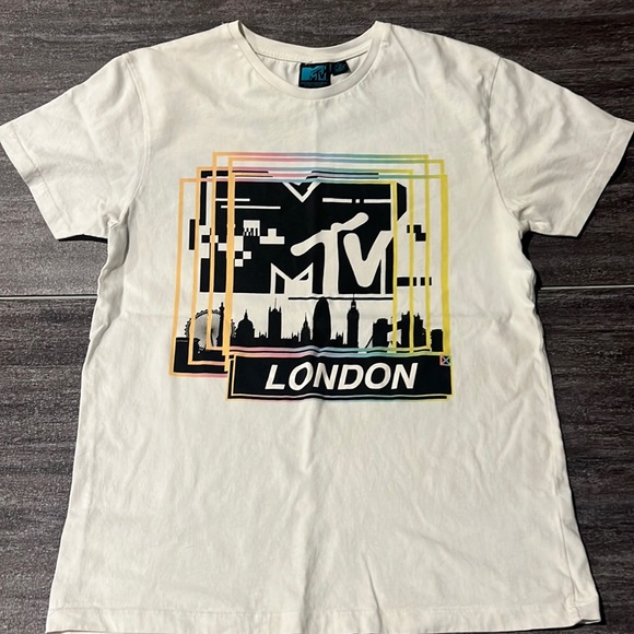 MTV T-Shirt Uomo - Maglietta Nera Vintage Con Logo MTV E Scritta 'I Want My MTV', 100% Cotone, Girocollo